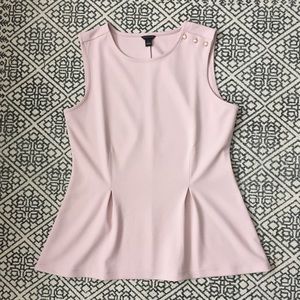 NWOT Ann Taylor S Pink Blouse. Pale Nude Pink Top